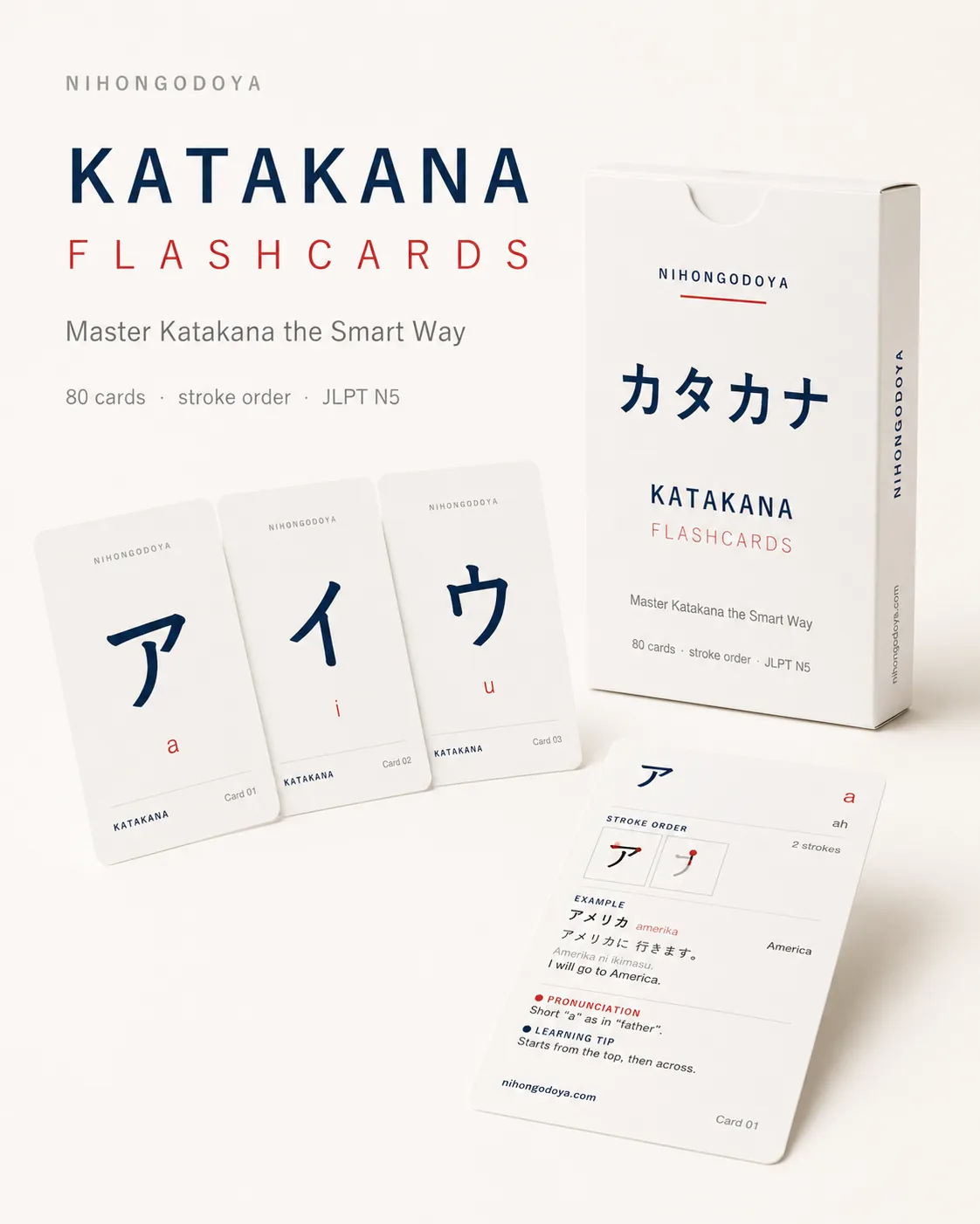 Katakana Flashcards Deck